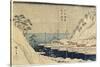 Lined Pine Trees at Uraga Port, C. 1840-1843-Utagawa Hiroshige-Stretched Canvas