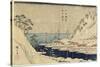 Lined Pine Trees at Uraga Port, C. 1840-1843-Utagawa Hiroshige-Stretched Canvas