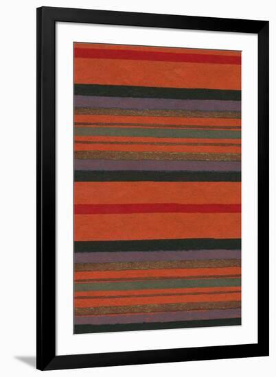 Lined Rug Pattern-Found Image Press-Framed Giclee Print