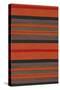 Lined Rug Pattern-Found Image Holdings Inc-Stretched Canvas