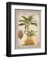 Linen Banana Palm Tree-Chad Barrett-Framed Art Print