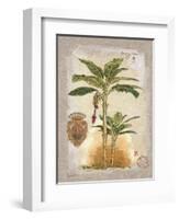 Linen Banana Palm Tree-Chad Barrett-Framed Art Print