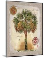 Linen Cabbage Palm Tree-Chad Barrett-Mounted Art Print