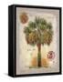 Linen Cabbage Palm Tree-Chad Barrett-Framed Stretched Canvas
