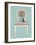 Linen Chaise 1-Arnie Fisk-Framed Art Print