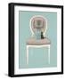 Linen Chaise 1-Arnie Fisk-Framed Art Print