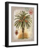 Linen Date Palm Tree-Chad Barrett-Framed Art Print