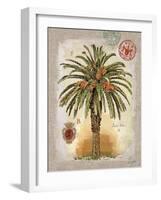 Linen Date Palm Tree-Chad Barrett-Framed Art Print