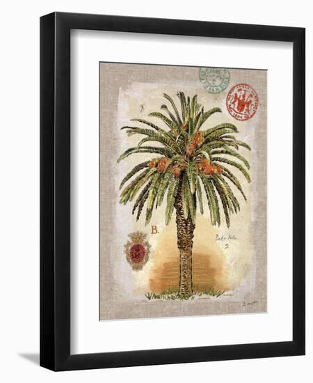 Linen Date Palm Tree-Chad Barrett-Framed Art Print