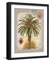 Linen Date Palm Tree-Chad Barrett-Framed Art Print