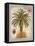 Linen Date Palm Tree-Chad Barrett-Framed Stretched Canvas