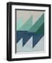 Linen Geometrics D-null-Framed Premium Giclee Print