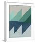 Linen Geometrics D-null-Framed Giclee Print