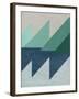 Linen Geometrics D-null-Framed Giclee Print