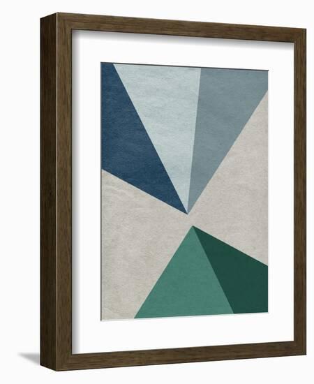 Linen Geometrics E-null-Framed Premium Giclee Print