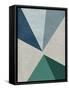Linen Geometrics E-null-Framed Stretched Canvas