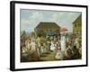 Linen Market, Dominica, c.1780-Agostino Brunias-Framed Giclee Print