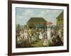 Linen Market, Dominica, c.1780-Agostino Brunias-Framed Giclee Print