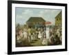 Linen Market, Dominica, c.1780-Agostino Brunias-Framed Giclee Print