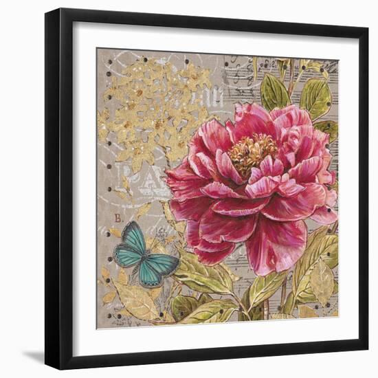 Linen Peony-Chad Barrett-Framed Art Print