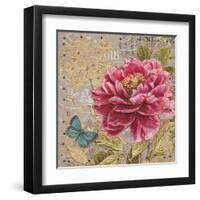 Linen Peony-Chad Barrett-Framed Art Print