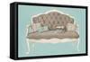 Linen Recline-Arnie Fisk-Framed Stretched Canvas