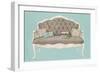 Linen Recline-Arnie Fisk-Framed Art Print