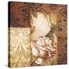 Linen Roses I-Linda Thompson-Stretched Canvas