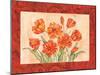 Linen Scroll Tulip-Paul Brent-Mounted Art Print