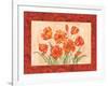 Linen Scroll Tulip-Paul Brent-Framed Art Print