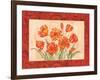 Linen Scroll Tulip-Paul Brent-Framed Art Print