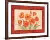 Linen Scroll Tulip-Paul Brent-Framed Art Print