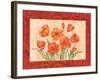 Linen Scroll Tulip-Paul Brent-Framed Art Print