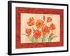 Linen Scroll Tulip-Paul Brent-Framed Art Print