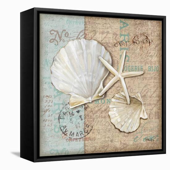 Linen Shells I-Paul Brent-Framed Stretched Canvas