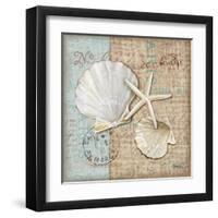 Linen Shells I-Paul Brent-Framed Art Print