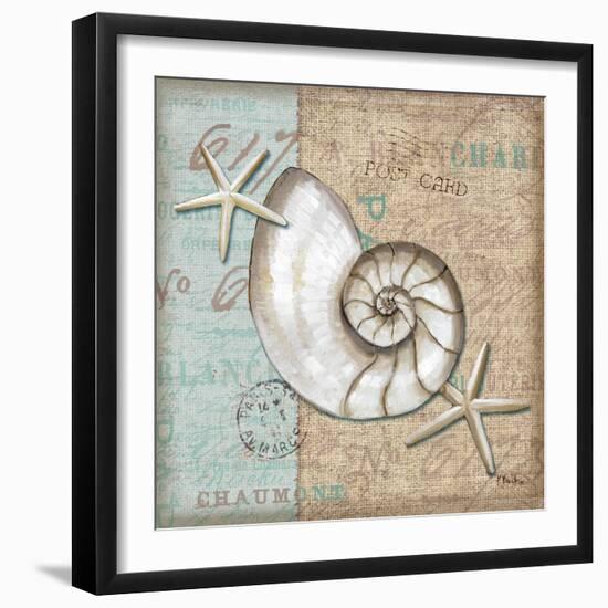 Linen Shells III-Paul Brent-Framed Art Print