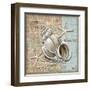 Linen Shells IV-Paul Brent-Framed Art Print