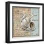 Linen Shells IV-Paul Brent-Framed Art Print