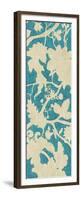 Linen Silhouette on Teal I-Chariklia Zarris-Framed Premium Giclee Print