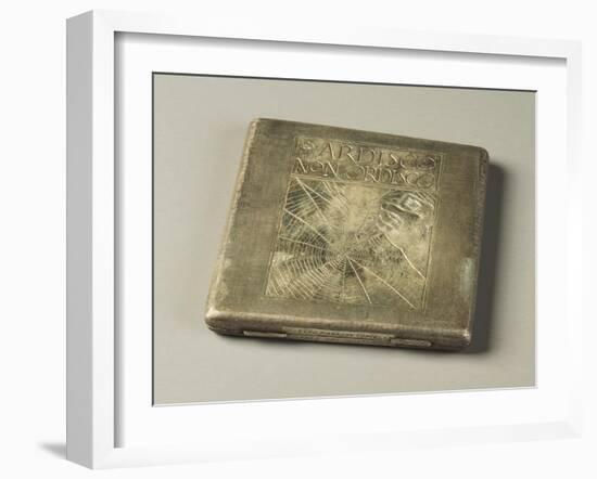 Linen Silver Cigarette Case-Mario Buccellati-Framed Giclee Print