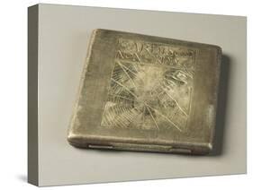 Linen Silver Cigarette Case-Mario Buccellati-Stretched Canvas