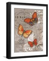 Linen Trio Ivory-Chad Barrett-Framed Art Print