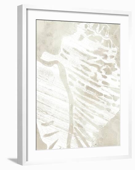 Linen Tropical Silhouette III-June Vess-Framed Art Print