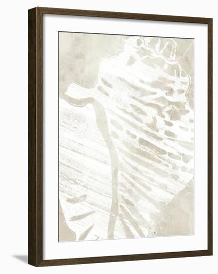 Linen Tropical Silhouette III-June Vess-Framed Art Print