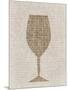 Linen Wine 1-Kimberly Allen-Mounted Art Print