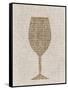 Linen Wine 1-Kimberly Allen-Framed Stretched Canvas