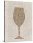 Linen Wine 1-Kimberly Allen-Stretched Canvas