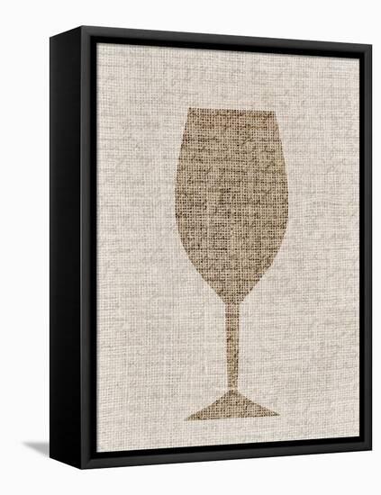 Linen Wine 1-Kimberly Allen-Framed Stretched Canvas