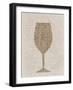 Linen Wine 1-Kimberly Allen-Framed Art Print